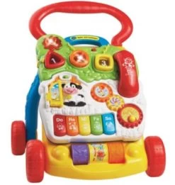 VTECH BABY Spiel- Und Laufwagen, Blau/rot