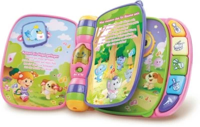VTECH BABY Mein Erstes Liederbuch Pink 4 VTECH BABY Mein Erstes Liederbuch Pink – Bild 4
