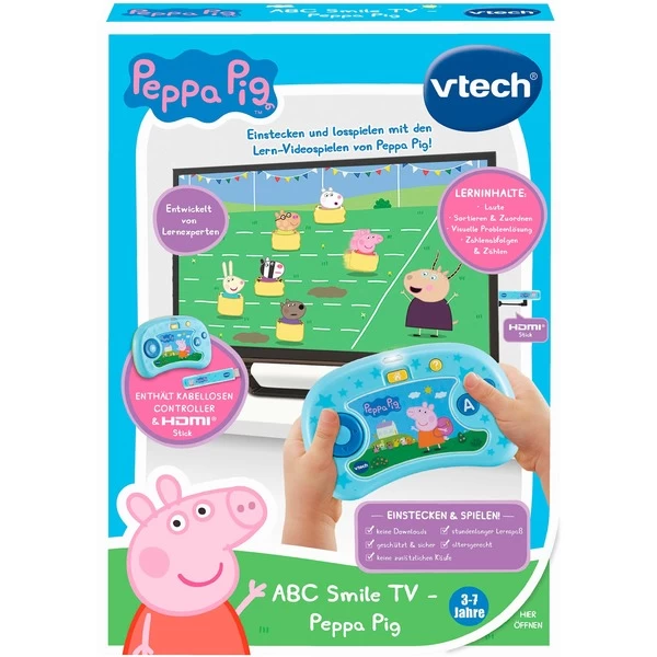 VTech ABC Smile TV - Peppa Pig, Lerncomputer 4 VTech ABC Smile TV - Peppa Pig, Lerncomputer – Bild 4
