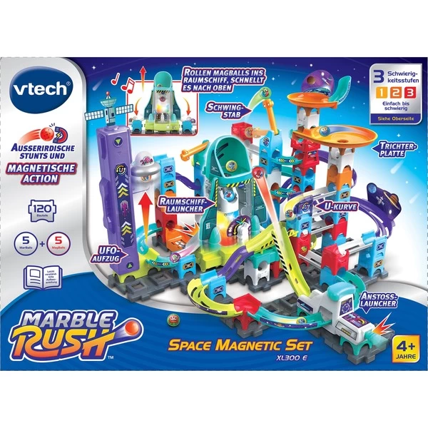 VTech Marble Rush - Space Magnetic Set XL300 E, Bahn 4 VTech Marble Rush - Space Magnetic Set XL300 E, Bahn – Bild 4