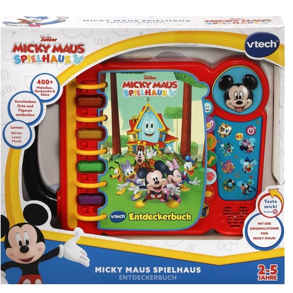 VTech Micky Maus Spielhaus - Entdeckerbuch, Lernbuch 4 VTech Micky Maus Spielhaus - Entdeckerbuch, Lernbuch – Bild 4