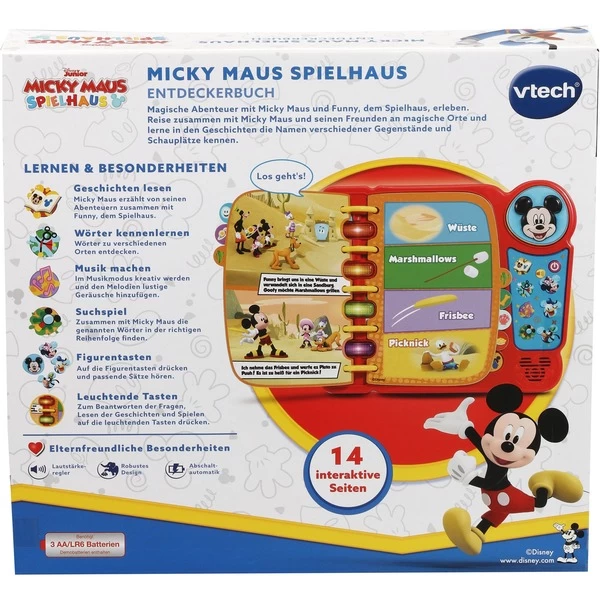VTech Micky Maus Spielhaus - Entdeckerbuch, Lernbuch 5 VTech Micky Maus Spielhaus - Entdeckerbuch, Lernbuch – Bild 5