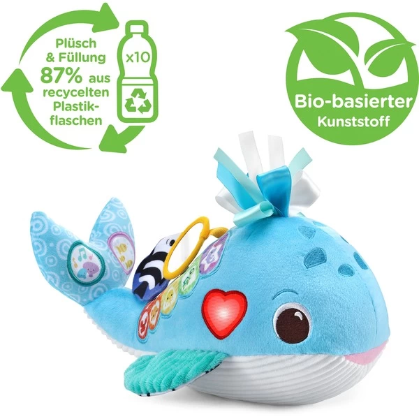 VTech Musik-Plüschwal, Kuscheltier 4 VTech Musik-Plüschwal, Kuscheltier – Bild 4