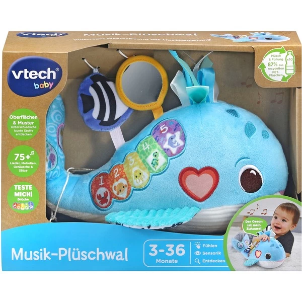 VTech Musik-Plüschwal, Kuscheltier 5 VTech Musik-Plüschwal, Kuscheltier – Bild 5