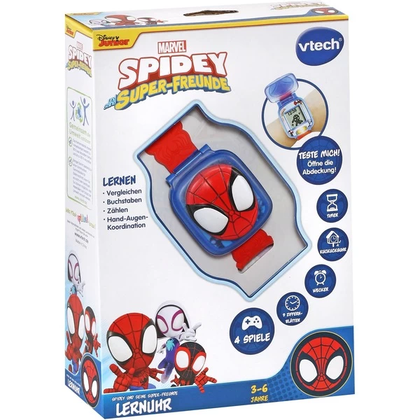 VTech Spidey Und Seine Super-Freunde Lernuhr, Armbanduhr 8 VTech Spidey Und Seine Super-Freunde Lernuhr, Armbanduhr – Bild 8