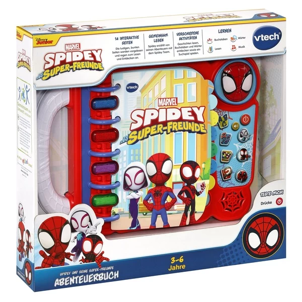 VTech Spidey Und Seine Super-Freunde - Abenteuerbuch, Lernbuch 3 VTech Spidey Und Seine Super-Freunde - Abenteuerbuch, Lernbuch – Bild 3