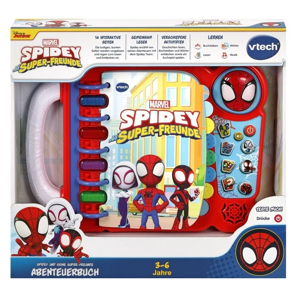 VTech Spidey Und Seine Super-Freunde - Abenteuerbuch, Lernbuch 4 VTech Spidey Und Seine Super-Freunde - Abenteuerbuch, Lernbuch – Bild 4