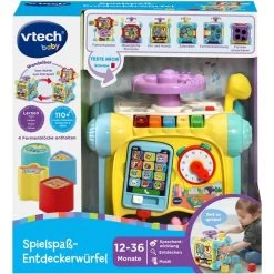 VTech Spielspaß-Entdeckerwürfel, Lernspielzeug -Vtech VTech Spielspa Entdeckerw rfel Lernspielzeug@@100004647 3