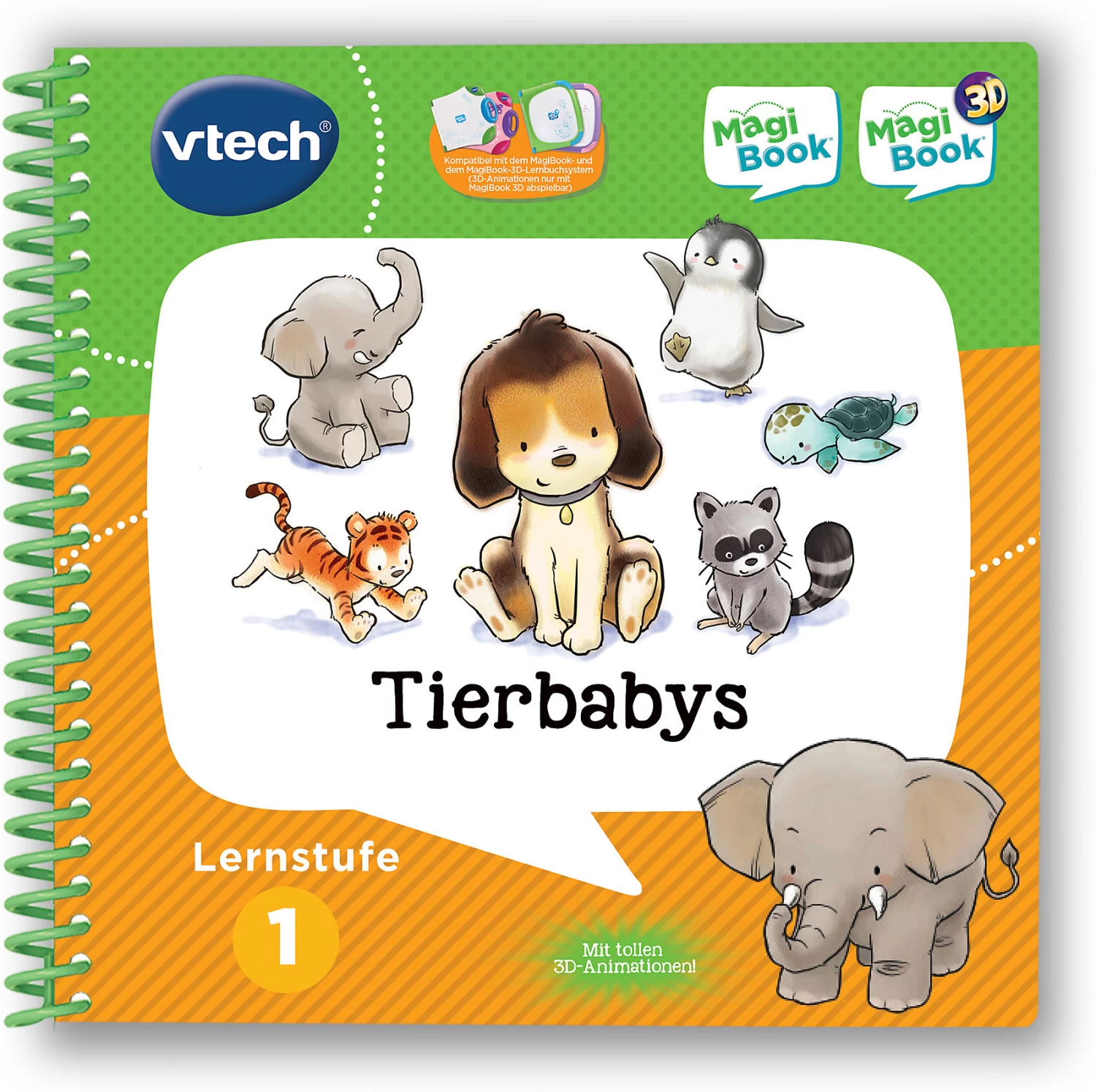 VTech MagiBook-Lernbuch-Bundle: 3 Bücher Der Lernstufe 1 (Tierbabys 3D, Form 2 VTech MagiBook-Lernbuch-Bundle: 3 Bücher Der Lernstufe 1 (Tierbabys 3D, Form – Bild 2