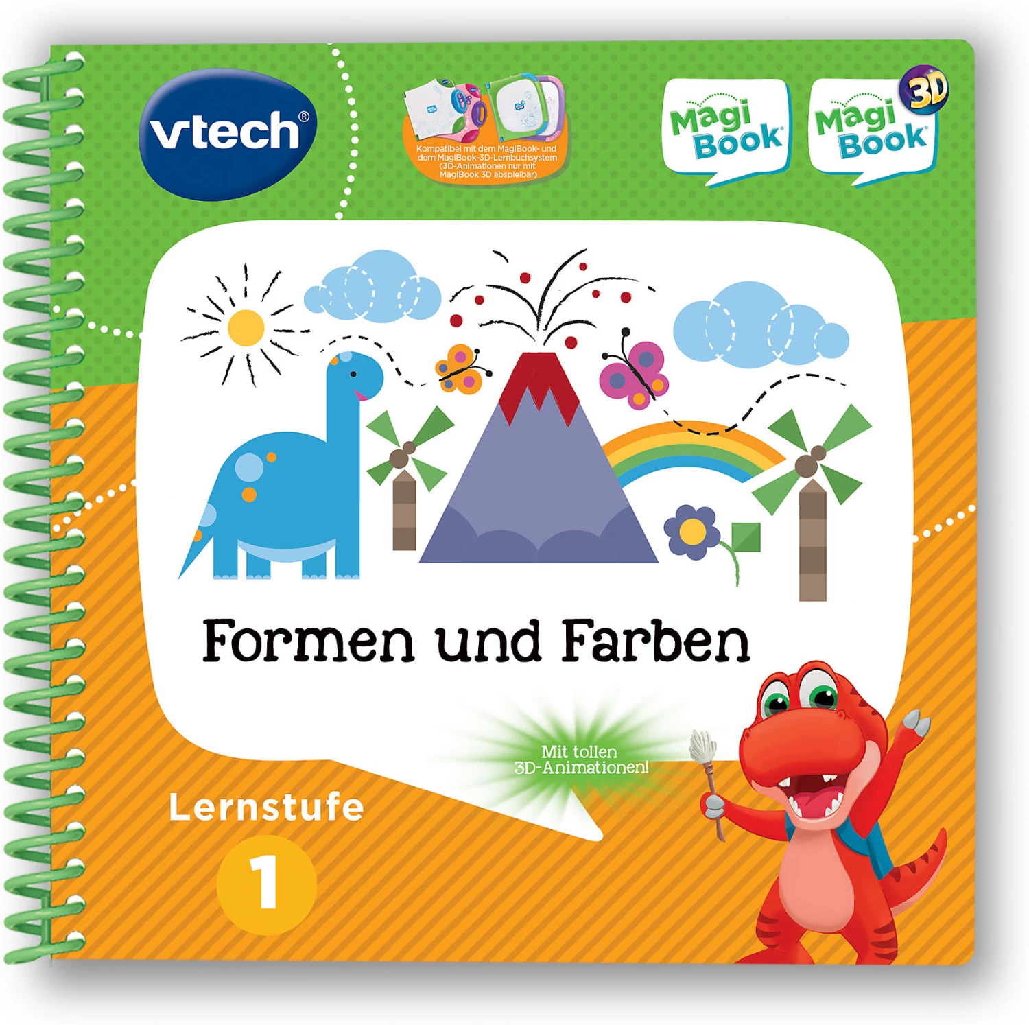 VTech MagiBook-Lernbuch-Bundle: 3 Bücher Der Lernstufe 1 (Tierbabys 3D, Form 3 VTech MagiBook-Lernbuch-Bundle: 3 Bücher Der Lernstufe 1 (Tierbabys 3D, Form – Bild 3