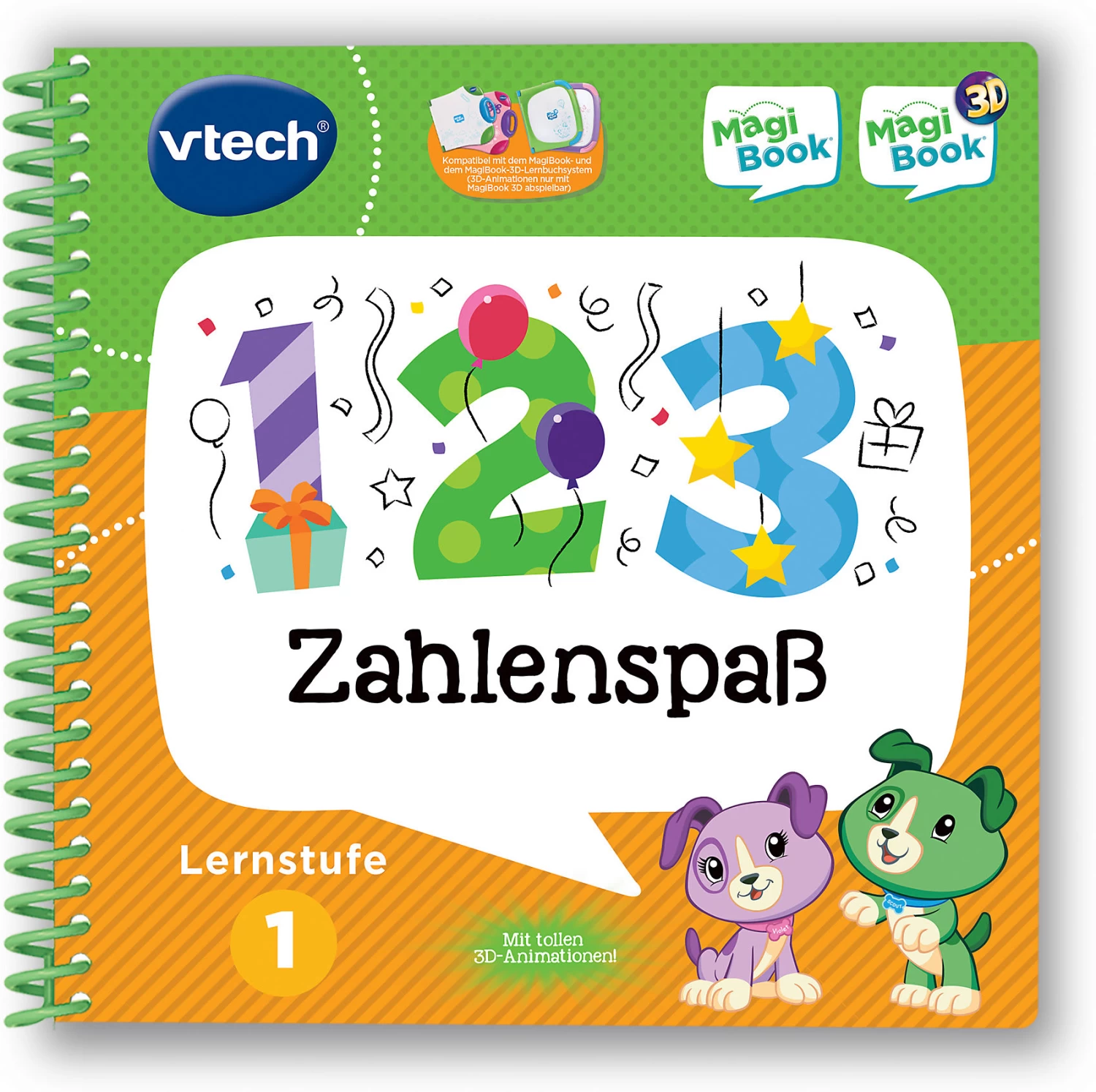 VTech MagiBook-Lernbuch-Bundle: 3 Bücher Der Lernstufe 1 (Tierbabys 3D, Form 4 VTech MagiBook-Lernbuch-Bundle: 3 Bücher Der Lernstufe 1 (Tierbabys 3D, Form – Bild 4