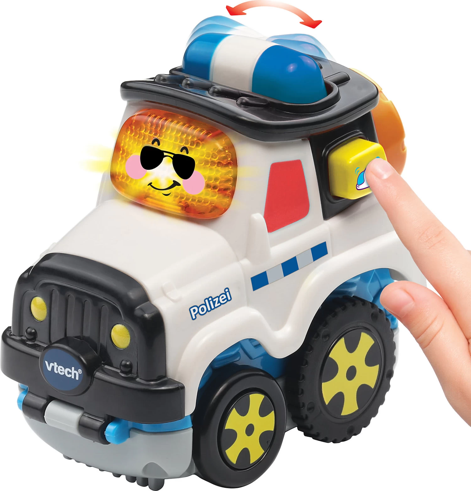 VTech Tut Tut Baby Flitzer - Press & Go Polizei 2 VTech Tut Tut Baby Flitzer - Press & Go Polizei – Bild 2